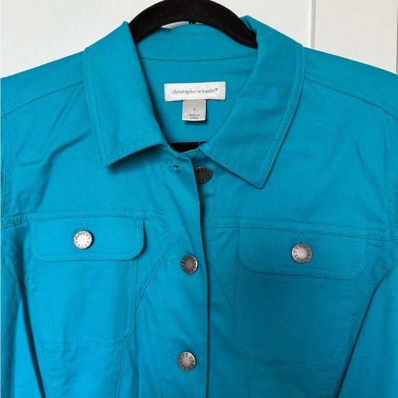 Christopher & Banks Button Up Jacket - Picture 2 of 5